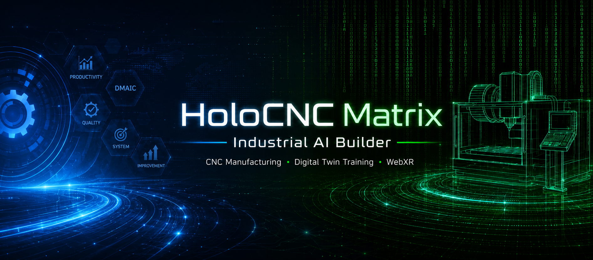 HoloCNC Matrix Industrial AI Builder