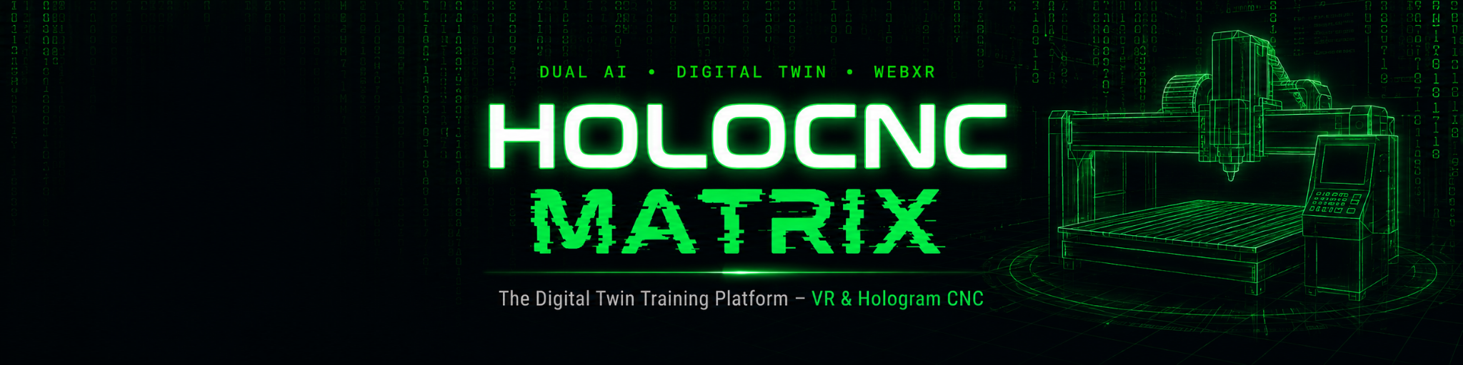 HoloCNC Matrix digital twin training platform